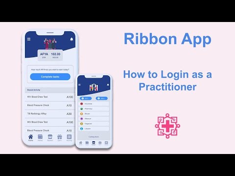 How to Login as a Practitioner on Ribbon App