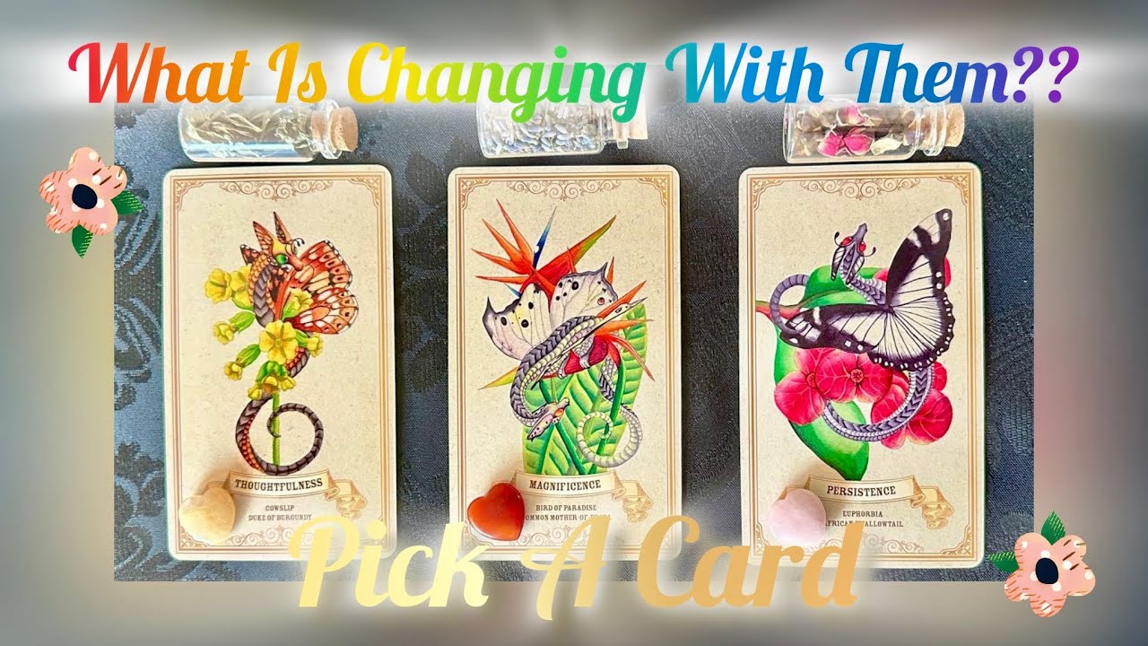 😎What Is CHANGING w/Them About YOU?? (Thoughts & Feelings)❤️‍🔥🌙🌞 *Pick A Card* Timeless Love Tarot