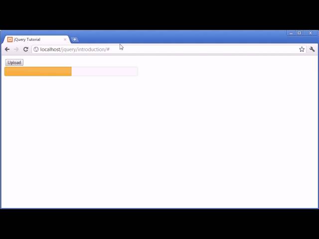 jQuery Tutorial - 160 - Progressbar