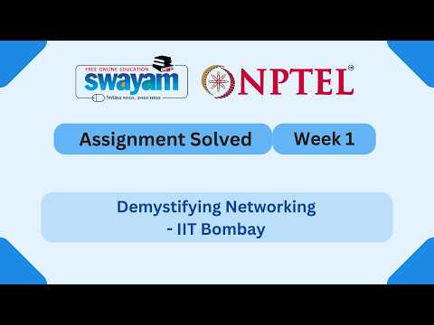 Demystifying Networking Week 1 | NPTEL ANSWERS | My Swayam #nptel #nptel2026 #myswayam