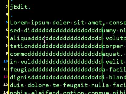 jEdit block edit