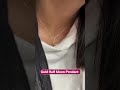 Gold Half Moon Pendant ✨ Elegant &amp; Trendy Jewellery Design for Everyday Wear