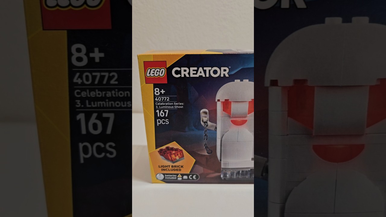 Распаковка LEGO Creator Celebration Series: 3. Светящийся призрак 40772 GWP