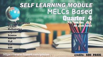 Quarter 4 Self Learning Modules