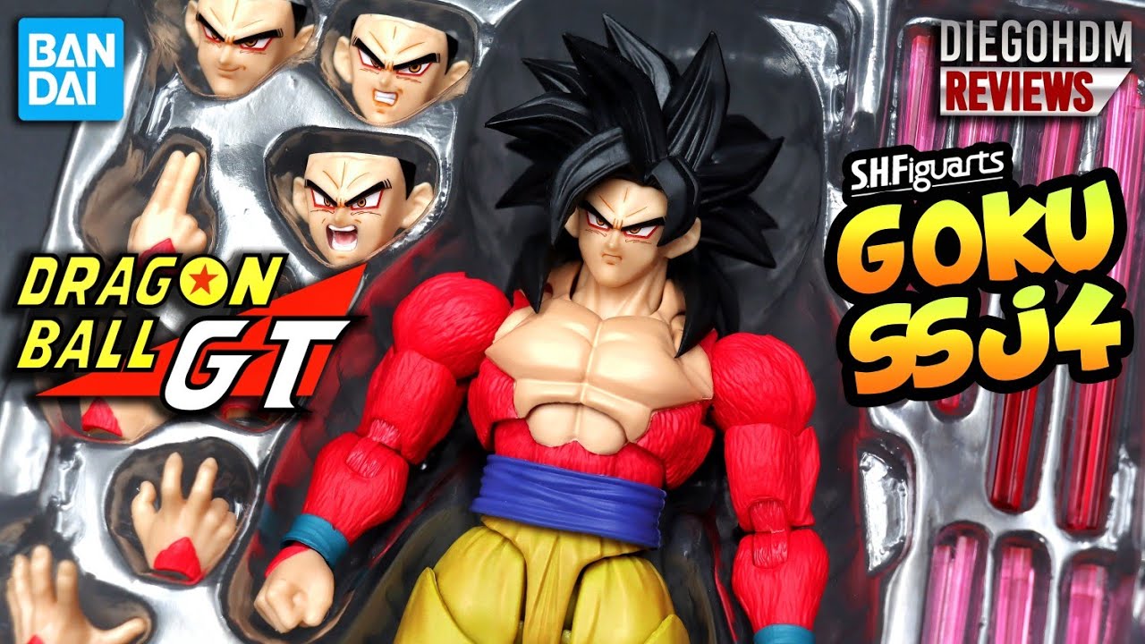 Bandai GOKU SSJ4 SH Figuarts Dragon Ball GT Unboxing e Review BR / DiegoHDM