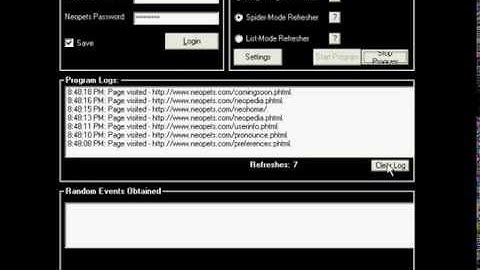 Neopets AutoRefresher , Get Loads of Random Events