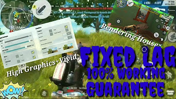 Fix Lag + Rendering House Image 200m+ Season 4 in Rules of Survival |Android