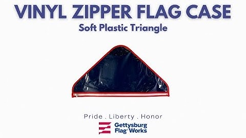 The Soft Triangle Flag Case | Gettysburg Flag Works