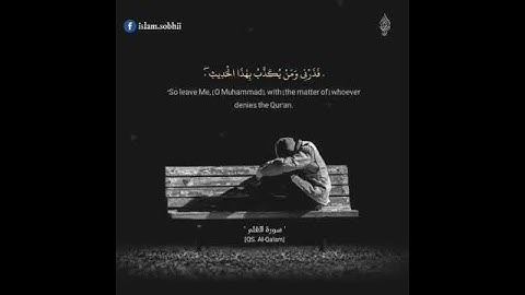 سورة القلم القارئ إسلام صبحي