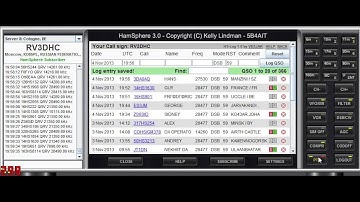 QSO to 3DA0AQ in HamSphere 28.477 MHz
