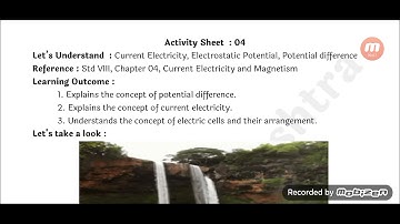 Bridge Course for std 9th, sub.-Science and technology
