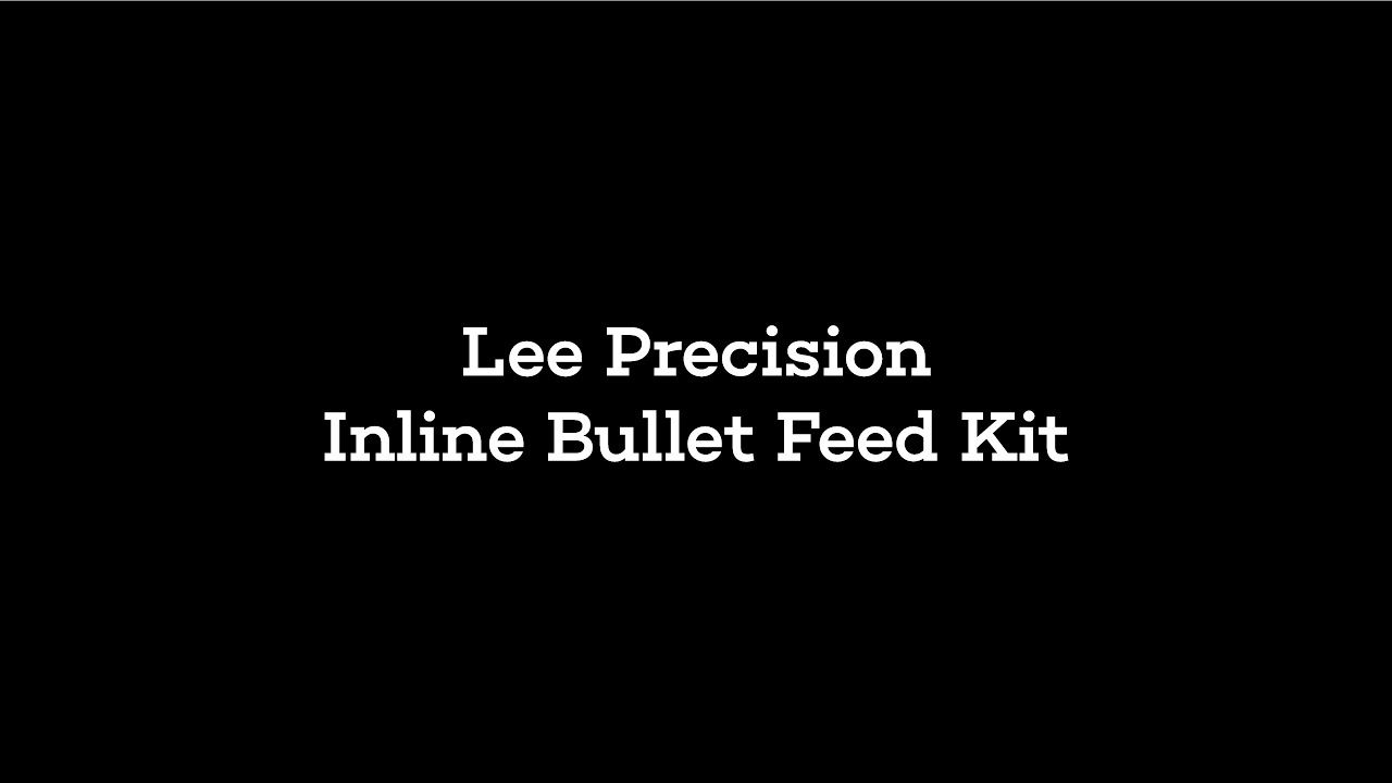 Lee Precision Inline Bullet Feed Kit
