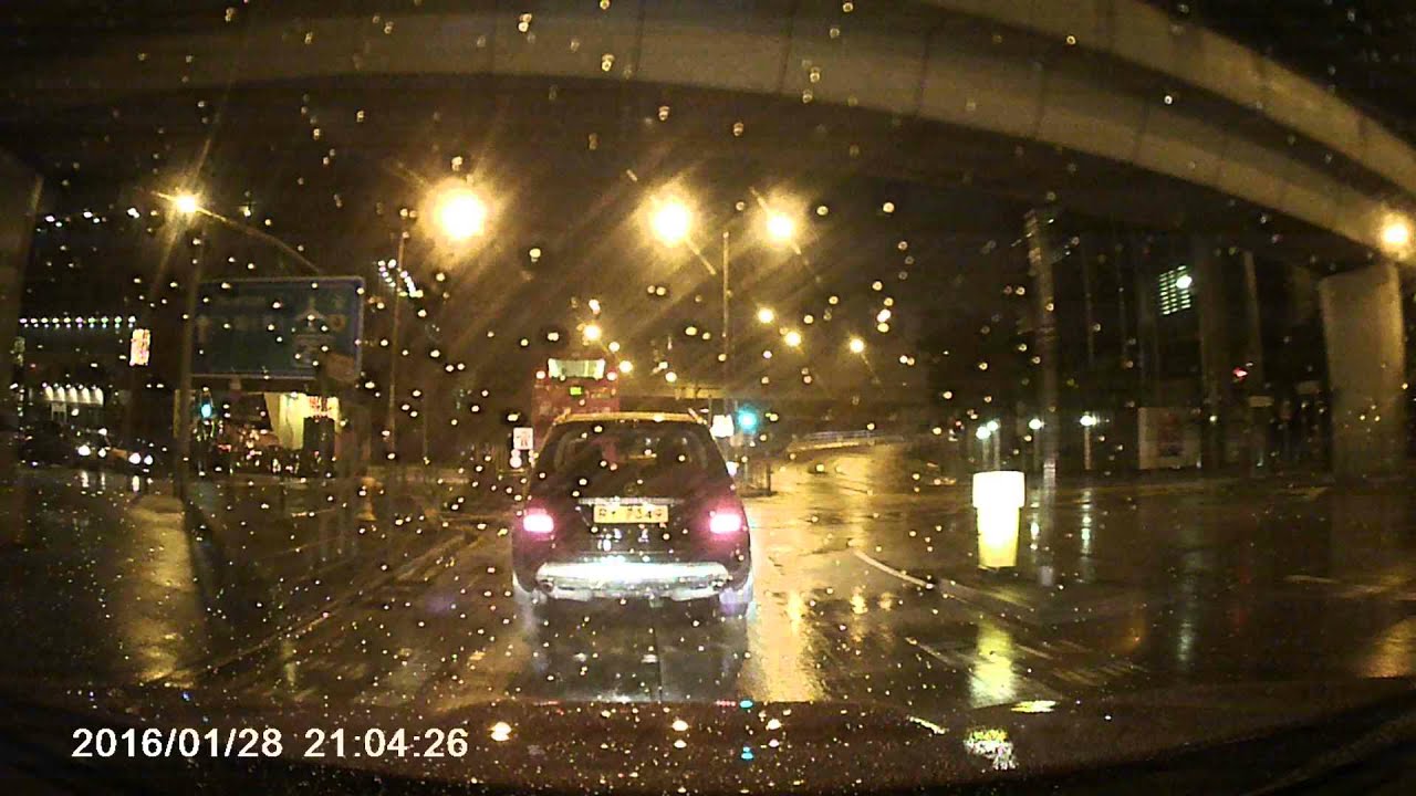 Cheap Dash Cam (US$9) - Test 2 (rainy night)