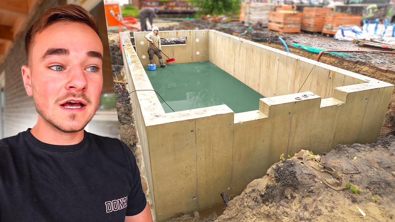 HET ZWEMBAD IS GESTORT!