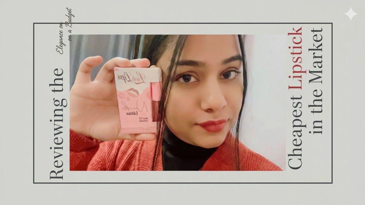 Cheapest lipstick review 