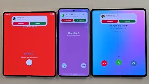 WhatsApp Incoming call& Double WhatsApp Fake call at the Same Time Poco F5 + Samsung ZFold3 = ZFold4