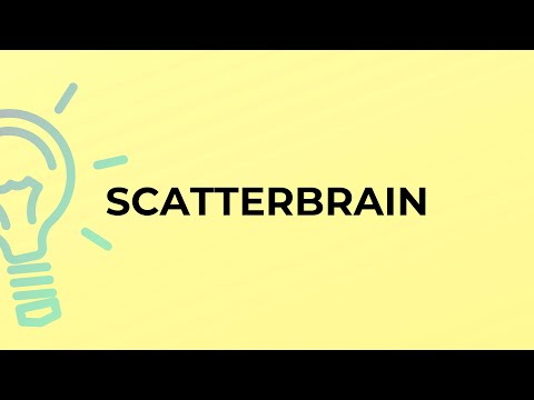 Vídeo: Qual é a definição de scatterbrain?