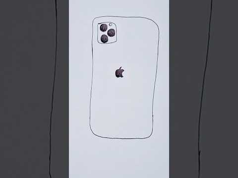 📱Рисуем Айфон | Рисуем Iphone