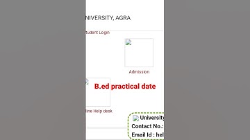 B.ed 1st & 2nd year Practical date ? | b.ed practical news | #shorts | #practical_date