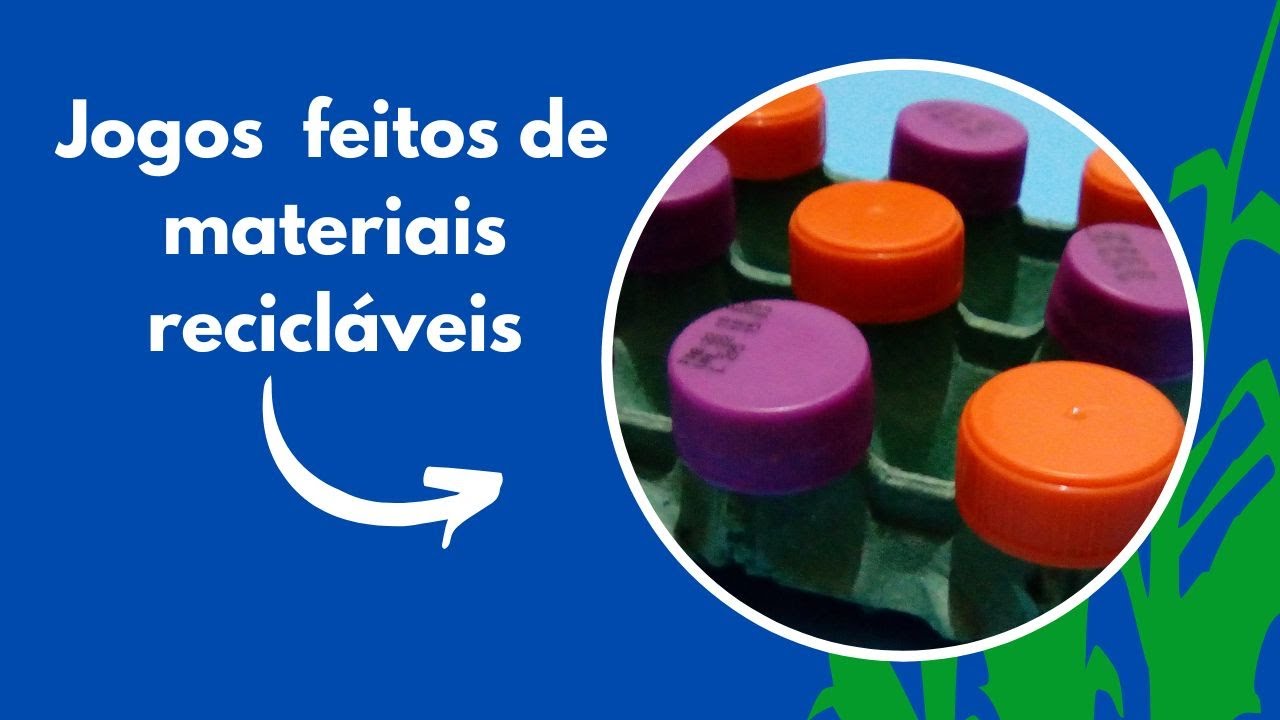 Como fazer jogos fáceis de jogar | com materiais recicláveis e ...