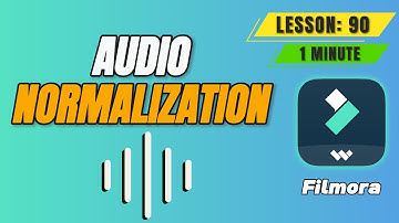 Fix Audio Level instantly with Auto Normalization @FilmoraWondershare Lesson 90 Filmora Tutorial