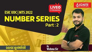 NUMBER SERIES PART 2 : ESIC UDC|MTS 2022