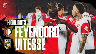 Four different goal scorers! 🔢 | Highlights Feyenoord - Vitesse | Eredivisie 2023-2024