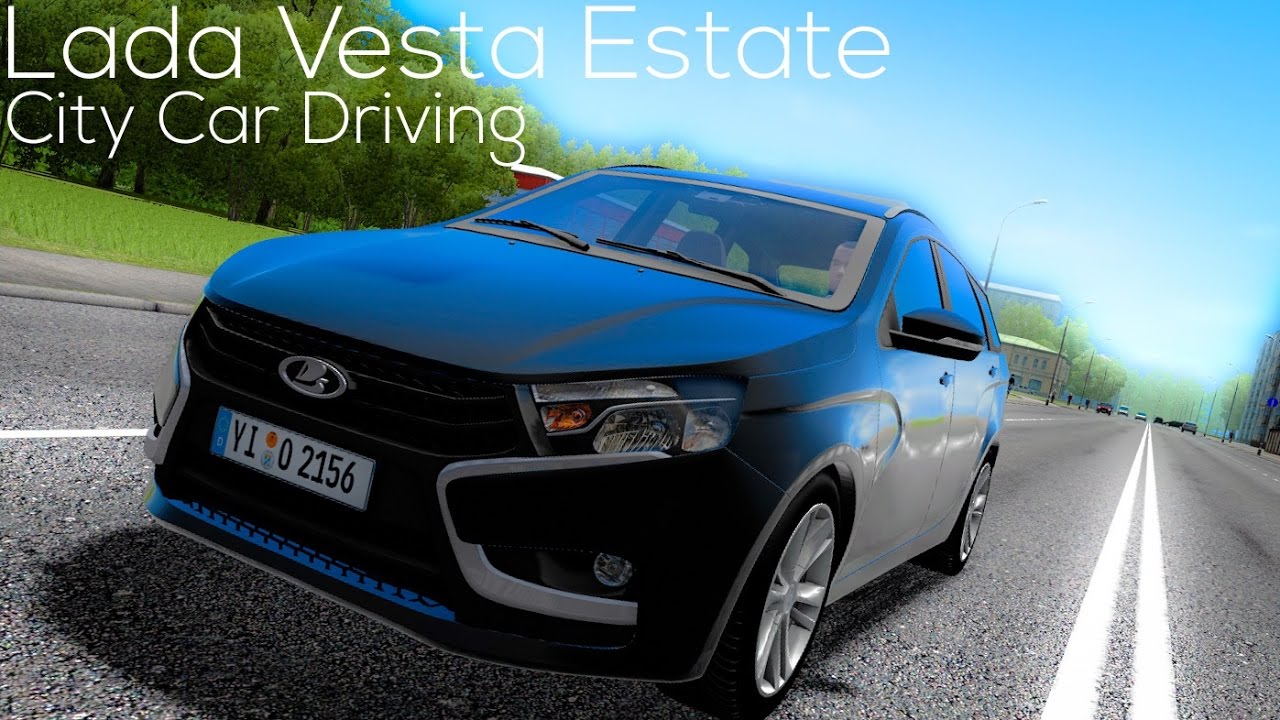 Лада city car driving