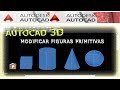 AutoCAD 3D. Modificar figuras primitivas en AutoCAD 3D