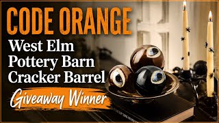 NEW Code Orange!!! Pottery Barn | West Elm Frankenstein | Cracker Barrel | Giveaway  