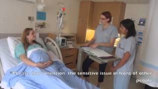 Nurse shift handover- sensitive topic