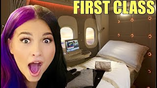 FLYING FIRST CLASS TO EUROPE