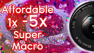 Zhongyi Mitakon 85mm f/2.8 Super Macro 5x Review - YouTube