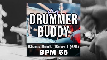 BPM 65 - Blues Rock (6/8) - Drum Beat 1 | Backing Tracks