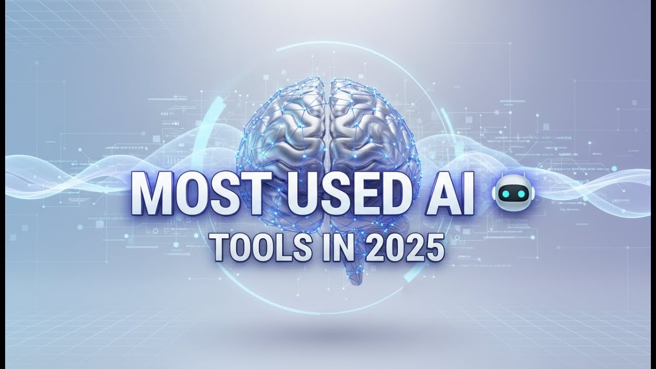 Most Used Artificial Intelligence Tools in 2025 🤖📊 | Global Rankings