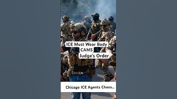 Judge Orders ICE Agents to Wear Body Cams in Chicago Crackdown