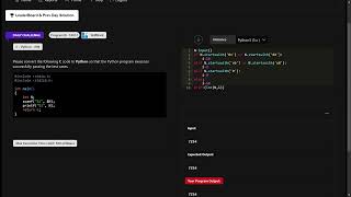 SKILLRACK | DAILY CHALLENGE || 30/11/2023 || C - PYTHON -  006 || PROGRAM ID 10012 || PYTHON ||
