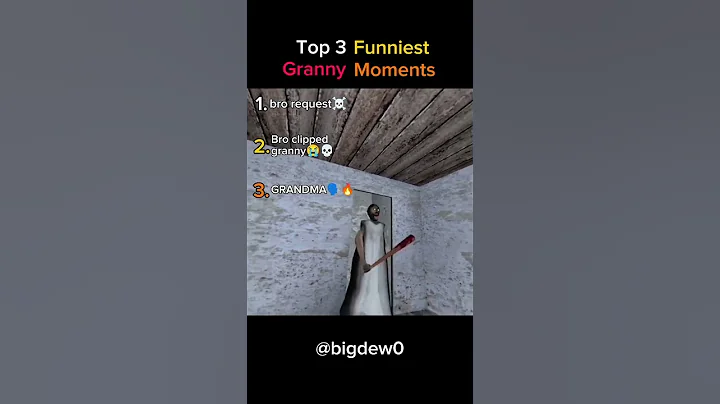 Top 3 Funniest Granny Moments🤣 #granny #gaming #shorts
