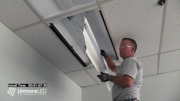 Ace LED Troffer Retrofit Kit (TRK) - Installation Video - Linmore LED