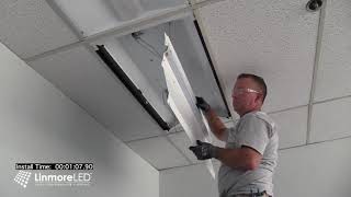 Ace LED Troffer Retrofit Kit (TRK) - Installation Video - Linmore LED