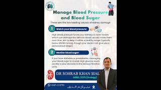 Kidney Damage Prevention Tips | Dr. Sohrab Khan Sial 🩺 #kidneyhealth #shorts #health #healthtips