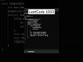 LeetCode 1003. Check If Word Is Valid After Substitutions #leetcode #cpp #dsa