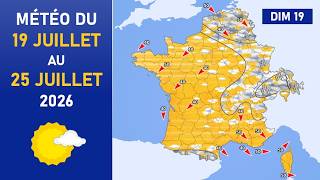 Weather Forecast from Sunday, July 19 to Saturday, July 25, 2026