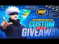 😱 FREE FIRE LIVE UID CHECKING 🔥 | DIAMOND & REDEEM CODE GIVEAWAY 💎 | CUSTOM LIVE ⚡