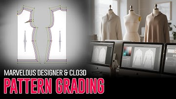 Pattern Grading in Marvelous Designer & CLO3D
