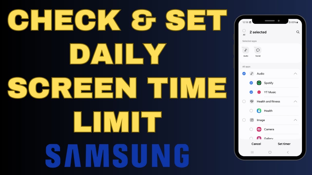 How to Check Screen Time on Samsung and How to Set Daily Goal for ...