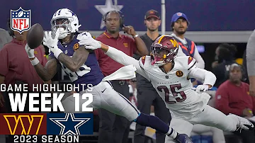 Washington Commanders vs. Dallas Cowboys Game Highlights | NFL 2023 Week 12