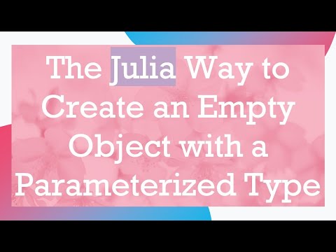 The Julia Way