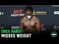 Greg Hardy initially misses weight as a heavyweight | UFC Vegas 12