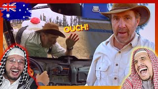 Russell Coight But The Injuries Get Worse! | All Aussie Adventures | Arab Muslim Brothers Reaction